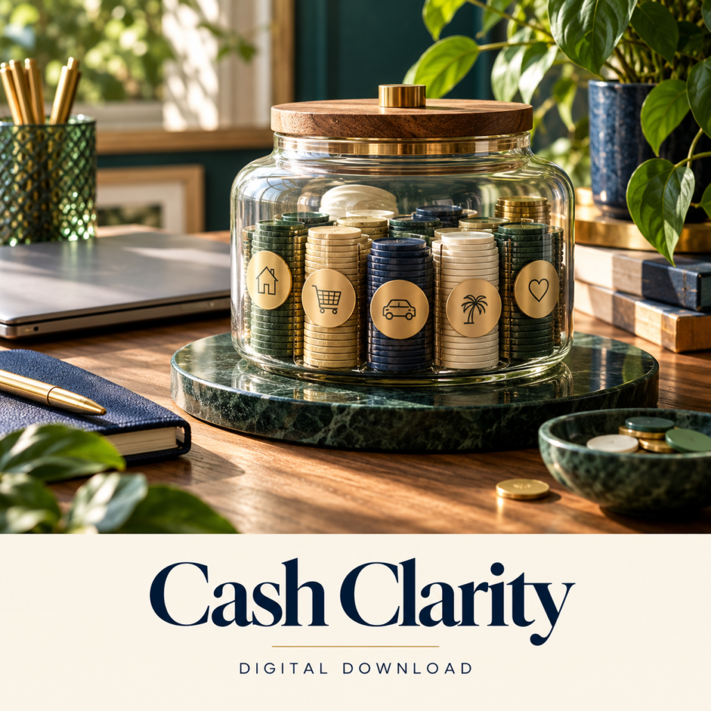 Cash Clarity digital download: illustrative wealth lifestyle image.