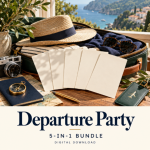 Departure Party digital download: illustrative travel lifestyle image.