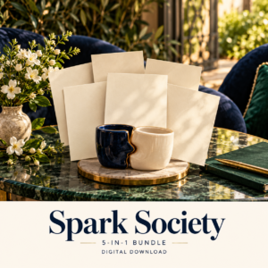 Spark Society digital download: illustrative lifestyle product image.