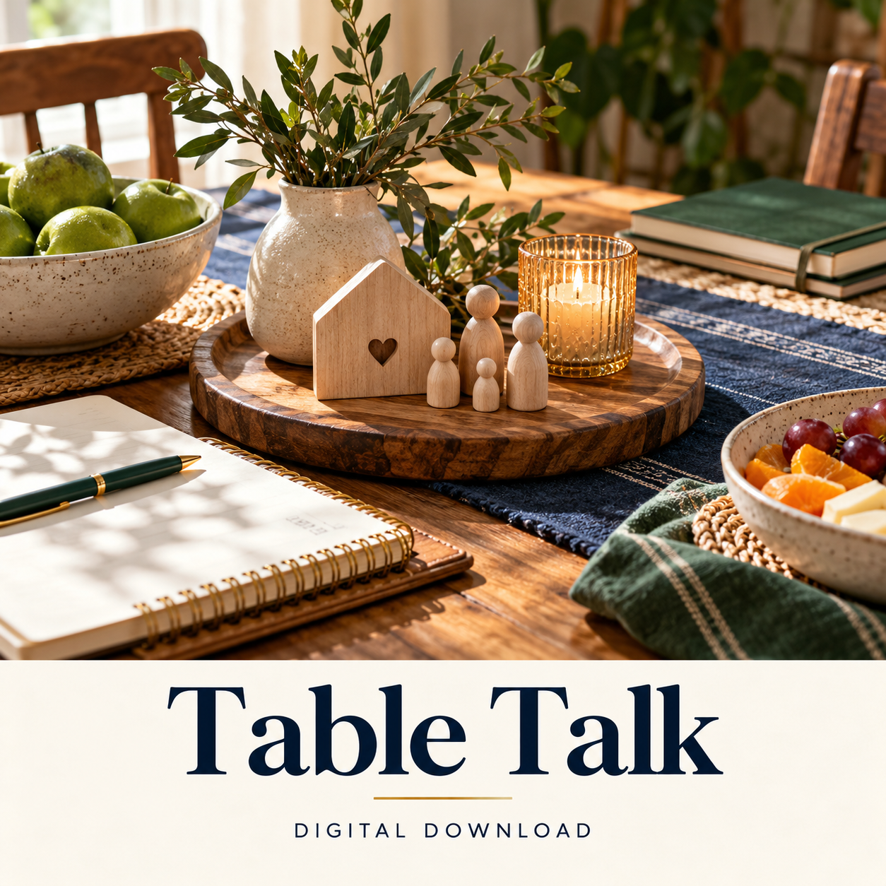 Table Talk digital download: illustrative family & parenting lifestyle image.