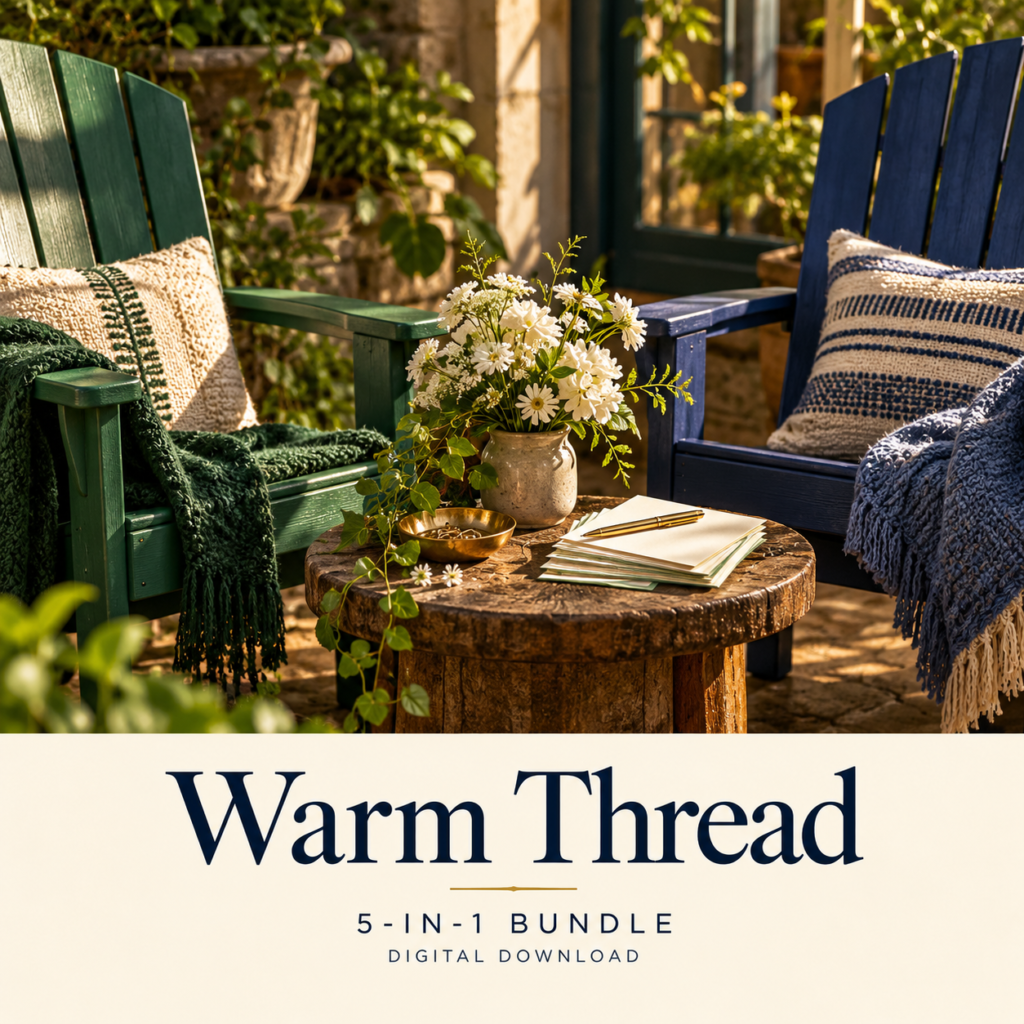 Warm Thread digital download: illustrative lifestyle product image.