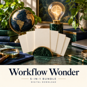 Workflow Wonder - AI Research, Systems & Reusable Prompts - 5-in-1 Bundle
