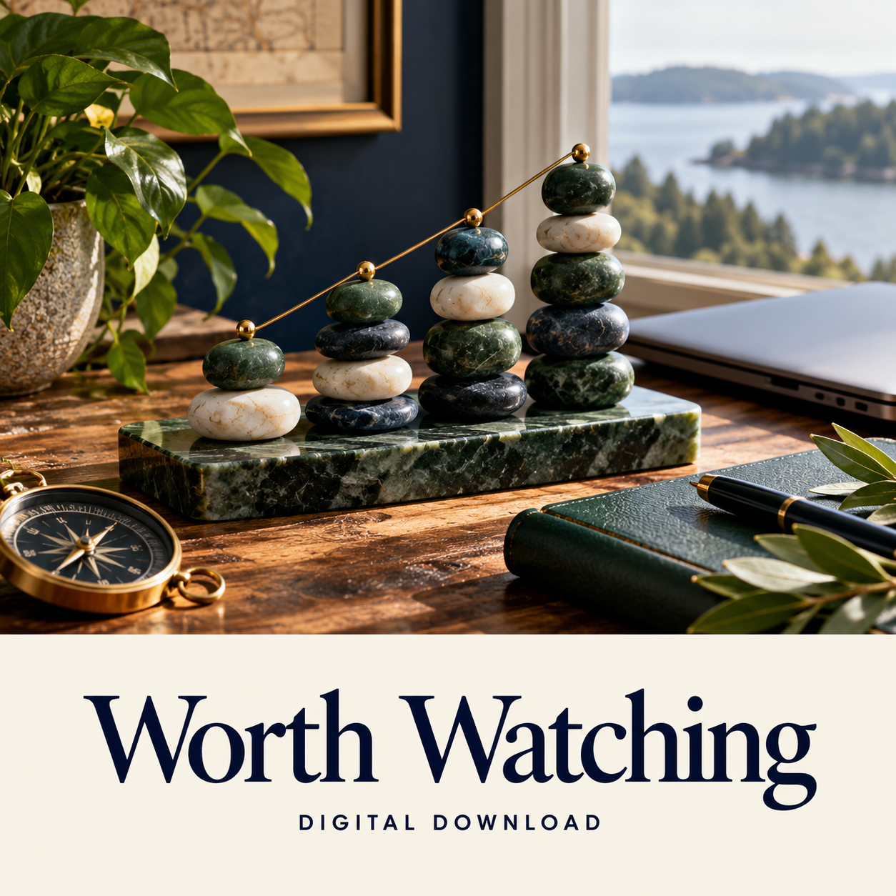 Worth Watching digital download: illustrative wealth lifestyle image.